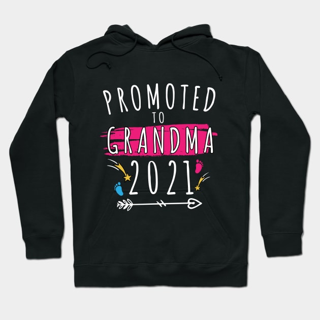 Promoted to grandma 2021 shirt happy mother's day 2021 gift shirt for mom and grandma Hoodie by dianoo